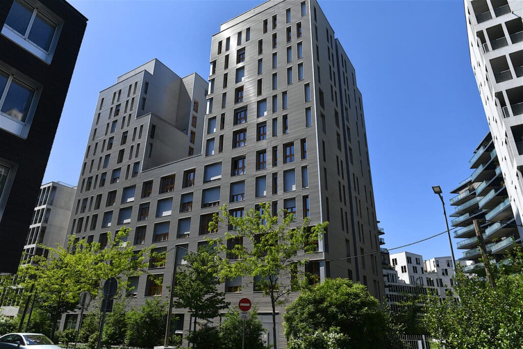 Immeuble résidentiel moderne à Lyon, France