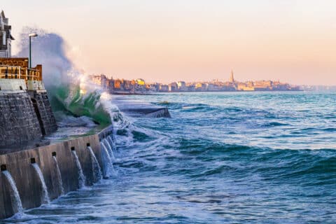 Marées hautes à Saint-Malo