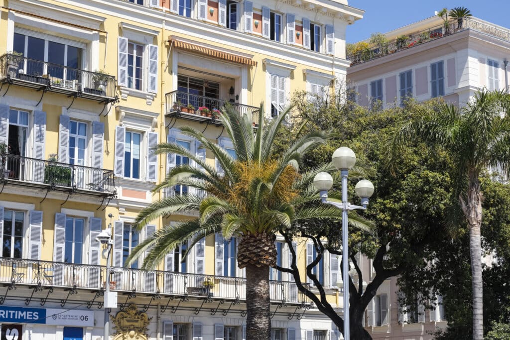 L'architecture dans la ville de Nice
