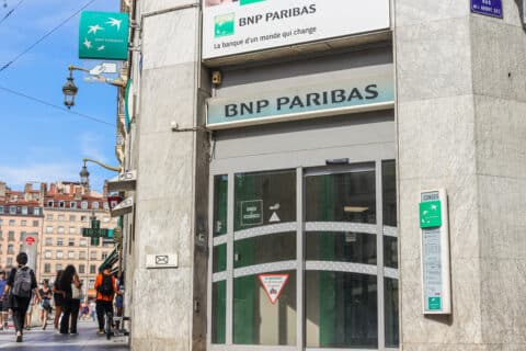La succursale du groupe BNP Paribas à Lyon