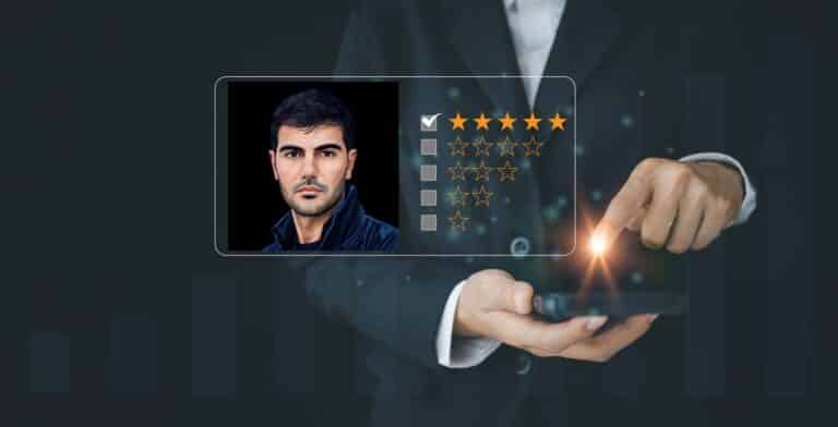 Smartphone de Medhi Asten montrant la satisfaction client