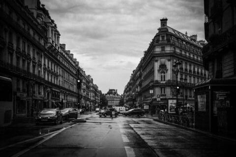 Photo noir et blanc Jour de pluie à Paris II
