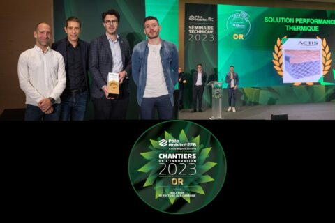 Actis remporte l'or aux Chantiers de l'Innovation 2023