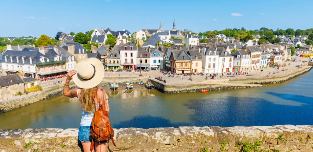 Port de Saint-Goustan de la ville d'Auray dans le Morbihan