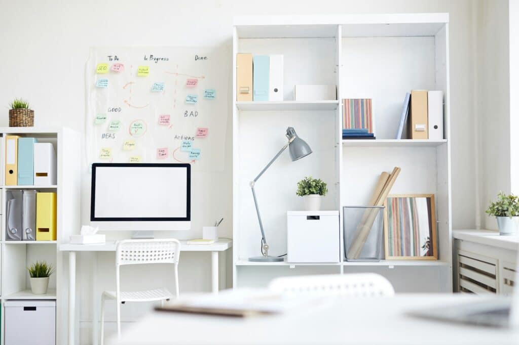 Workplace of designer