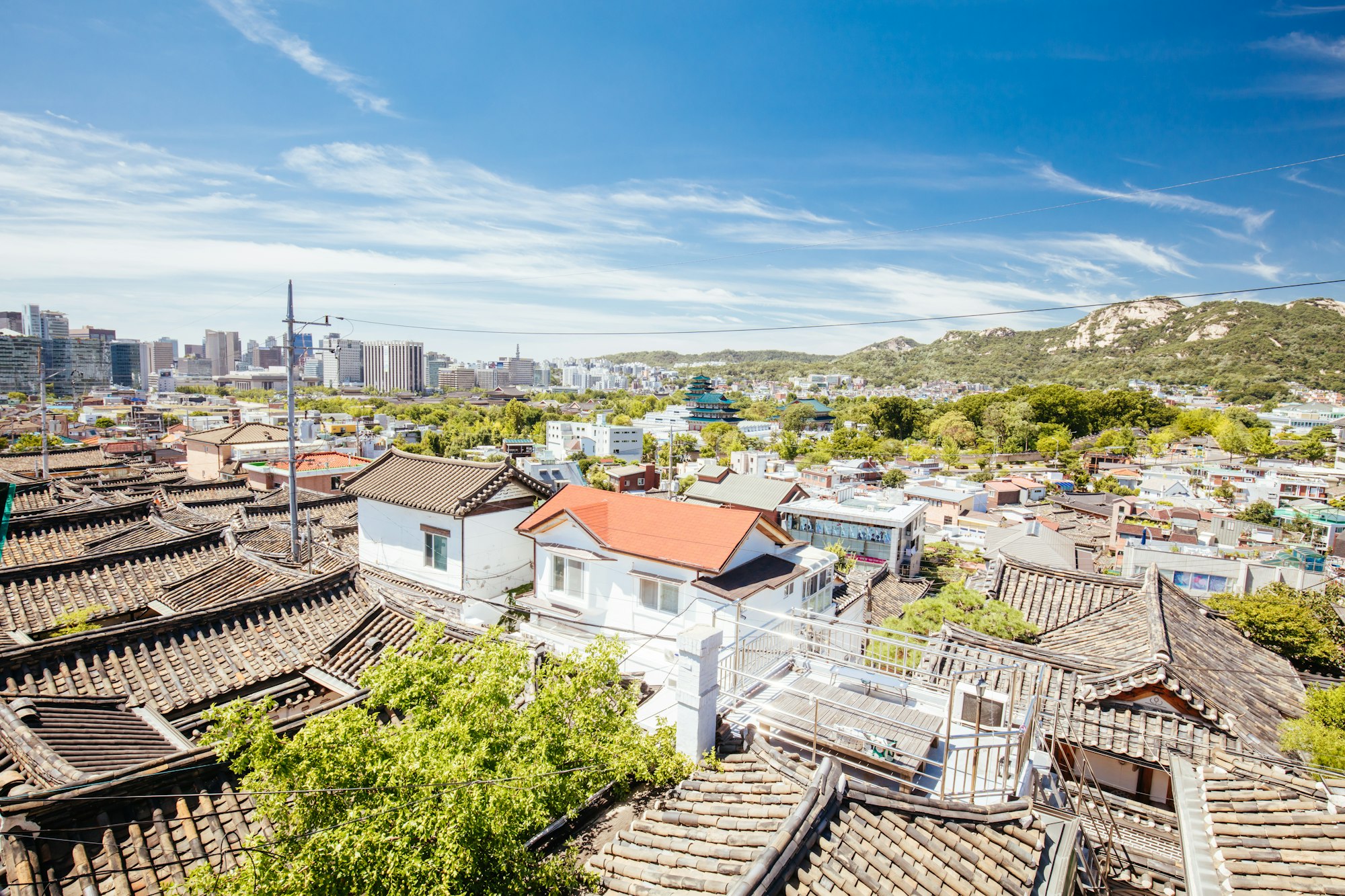 Bukchon Hanok Village in South Korea
