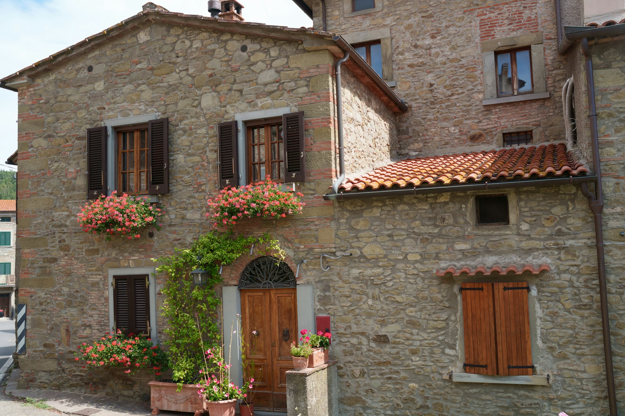 Vieille maison du Palazzo del Pero, Toscane, Italie