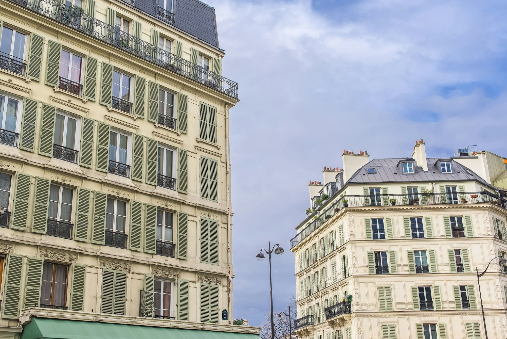 Paris, beautiful building facades