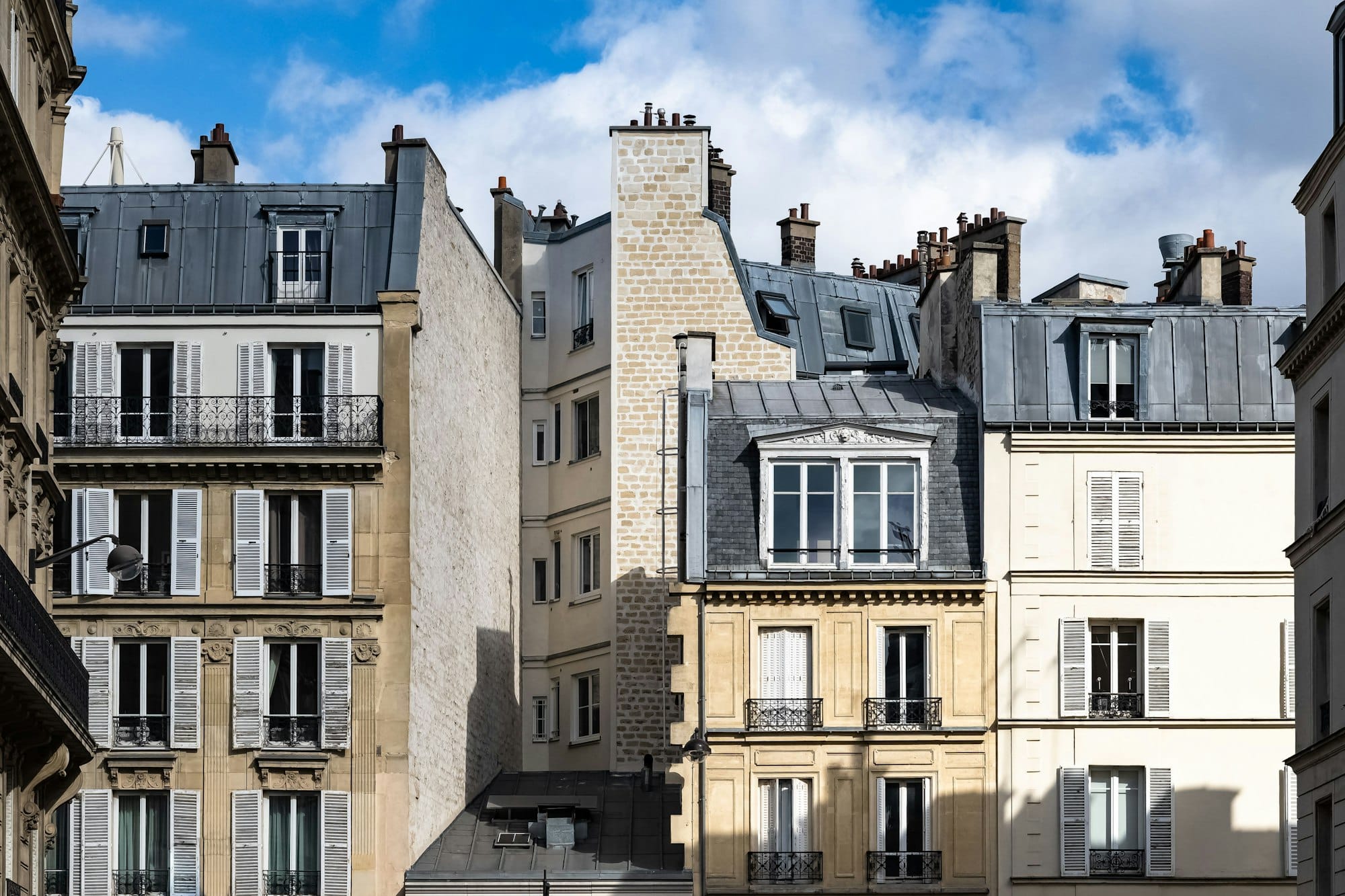 Paris, de beaux immeubles