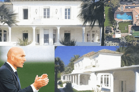 Zinedine Zidane : Sa luxueuse villa à Madrid de plus de 1000m2