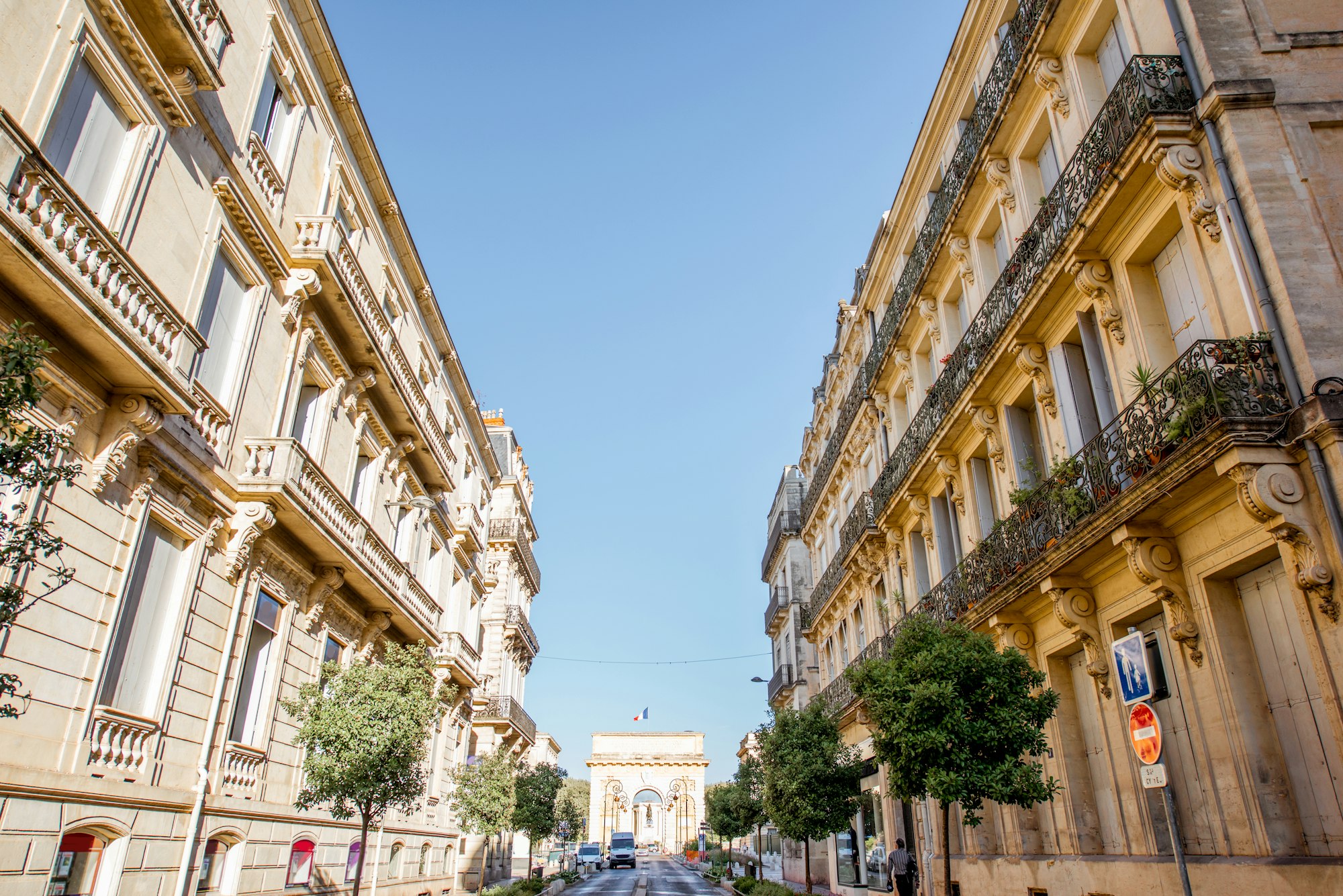 Montpellier city in France
