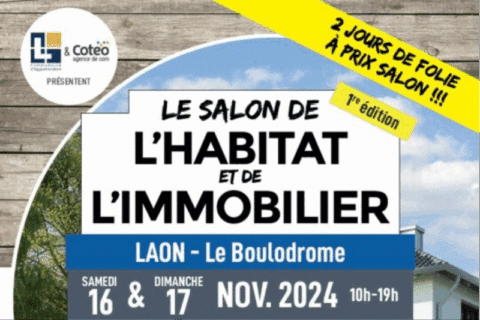 Salon de l'Habitat à Laon : des experts à votre service les 16 et 17 novembre