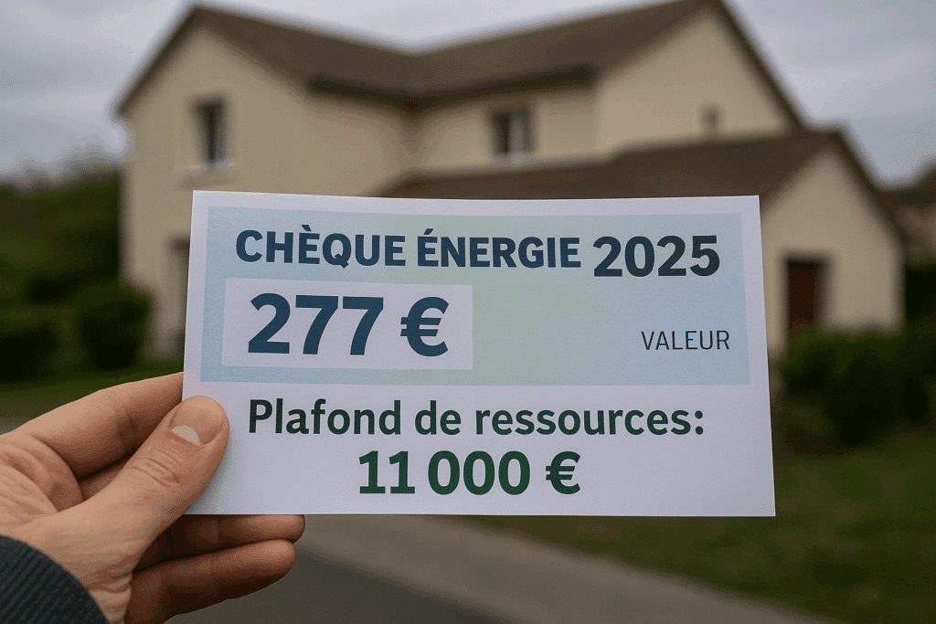 Plafond chèque énergie 2025 : le seuil à ne pas dépasser pour toucher jusqu'à 277 € d’aide