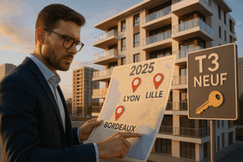 Immobilier neuf : les 3 métropoles à cibler en 2025 pour un T3 rentable