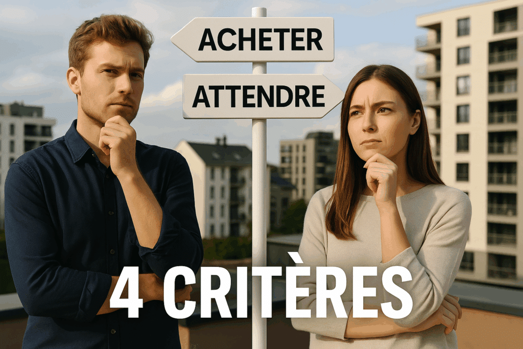 Acheter maintenant ou attendre ? Les 4 critères essentiels à considérer en 2025