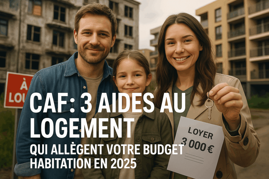 CAF : les 3 aides au logement qui allègent votre budget habitation en 2025