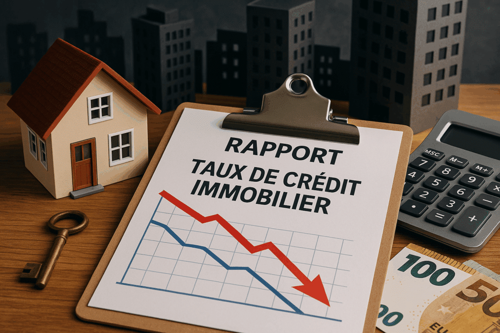Ce que révèle le dernier rapport sur les taux de crédit immobilier en France