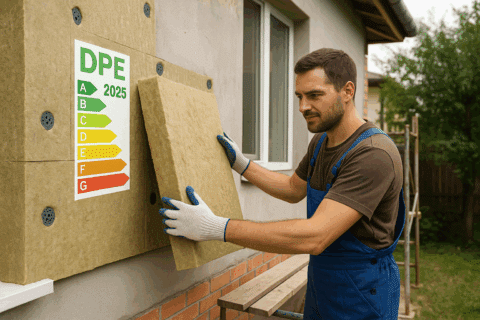 Passer d’un DPE E à D : les travaux efficaces et les aides à activer en 2025