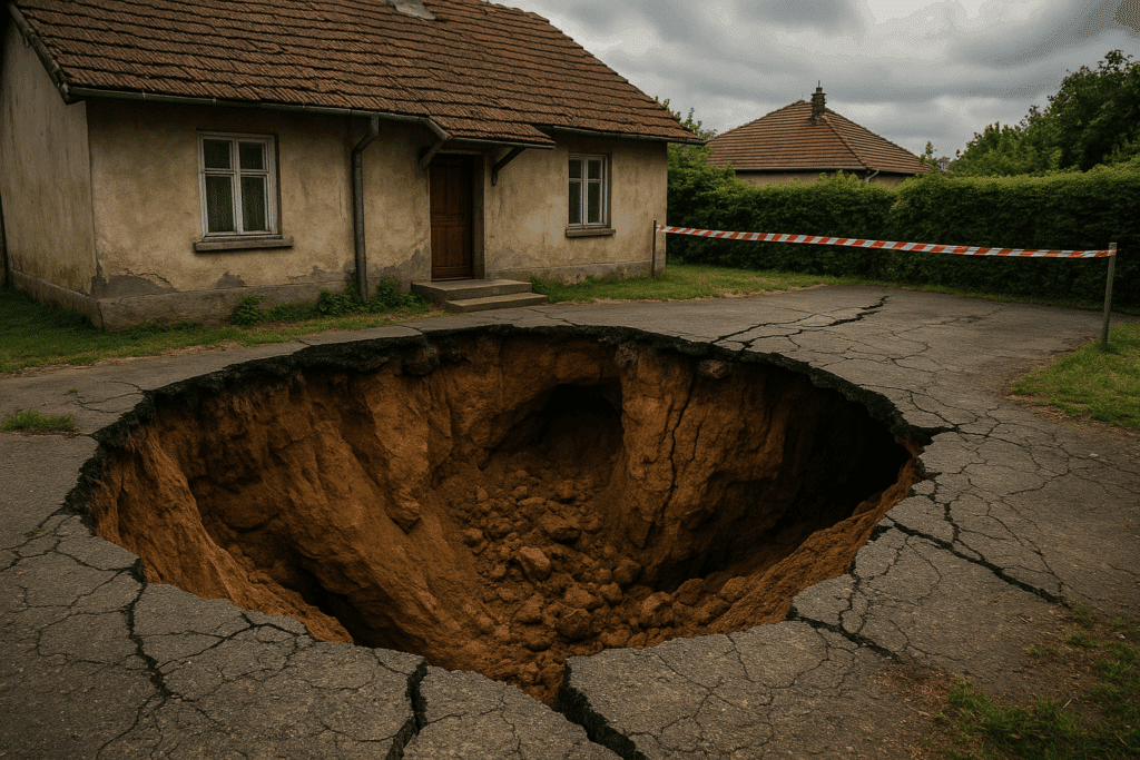Fontis : ces affaissements du sol qui menacent maisons et immeubles en France