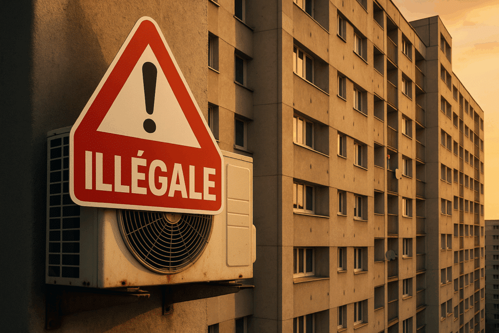 Clim illégale dans les HLM : le signal d’alarme que les bailleurs n’écoutent plus