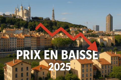Les villes autour de Lyon où les prix chutent en 2025