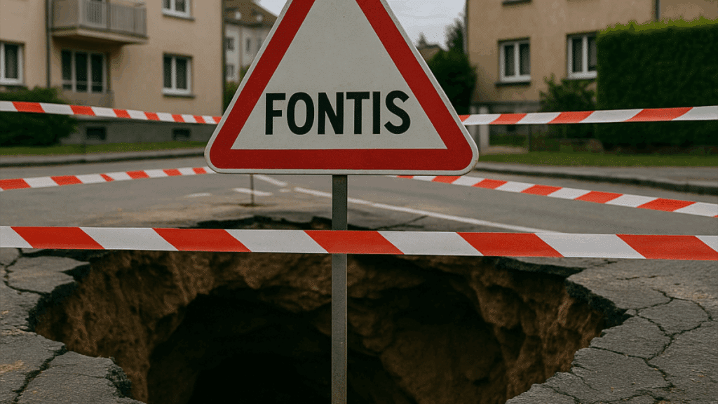 Sol instable et cavités : le risque grandissant des fontis en France