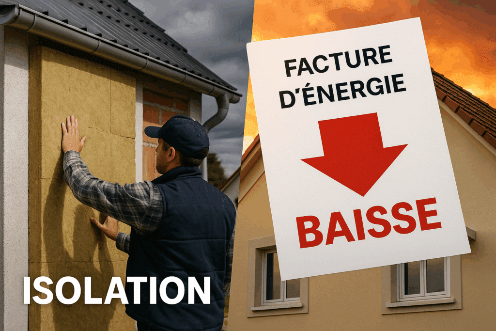 Facture énergétique en baisse : l’isolation fait la différence