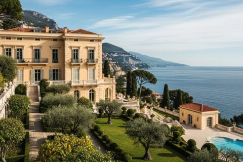 Un palais du XIXe siècle à vendre pour 48 M€ face à la Méditerranée
