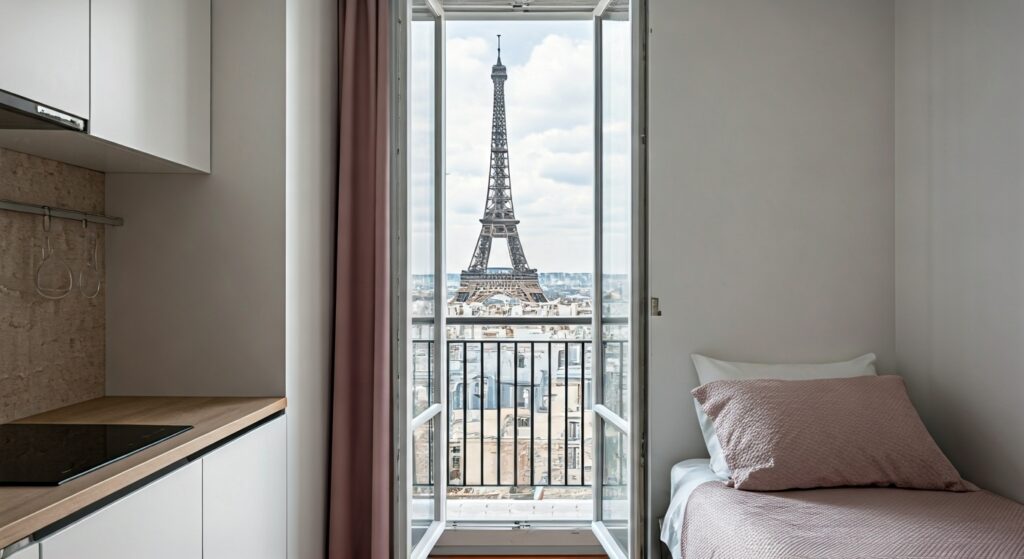 Paris XVIe : un studio minuscule proposé au prix d’une villa