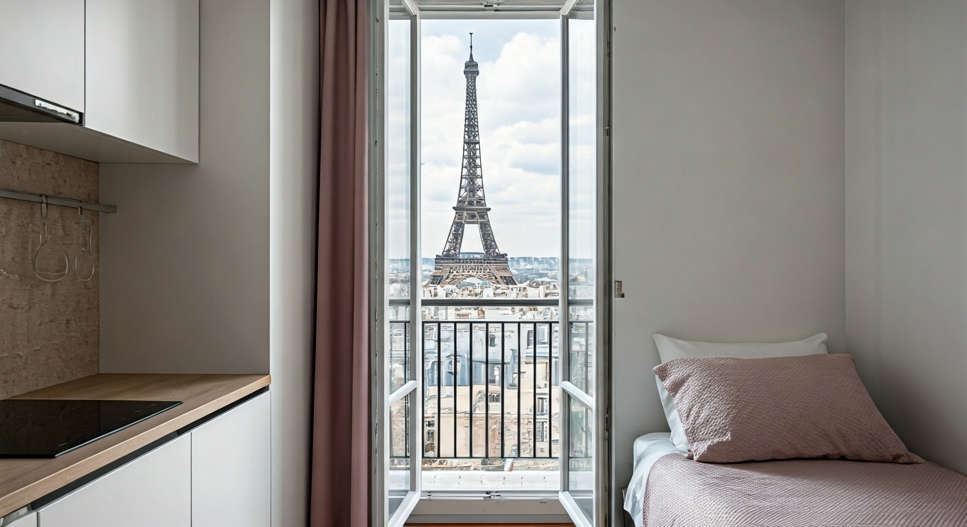 Paris XVIe : un studio minuscule proposé au prix d’une villa