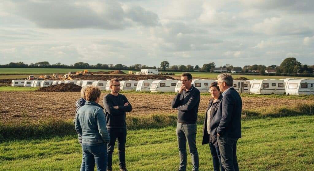 Nord : un terrain agricole transformé en lotissement illégal, les riverains s’indignent