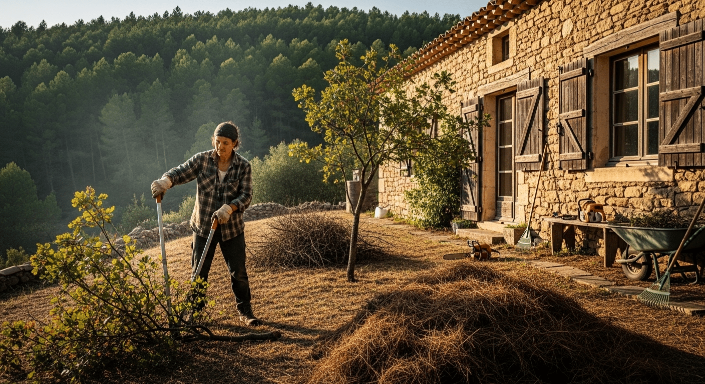 Cet hiver, agissez pour éviter les feux de forêt : comment bien débroussailler votre terrain