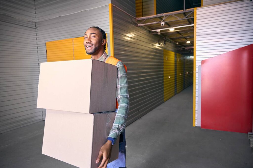 garde-meuble box de stockage cartons archives