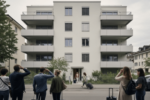 En Suisse, un immeuble de 24 appartements réservé à Airbnb en pleine crise du logement
