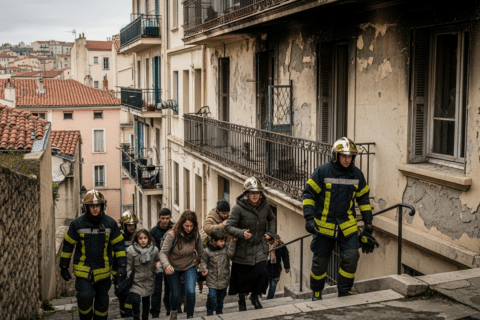 Marseille un immeuble du boulevard Viala évacué après un incendie et un arrêté d’insalubrité
