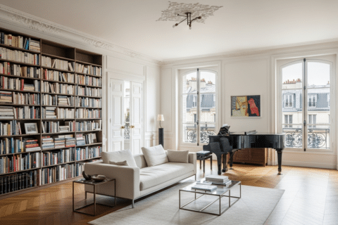 Dans les coulisses du prestigieux appartement parisien de Claire Chazal