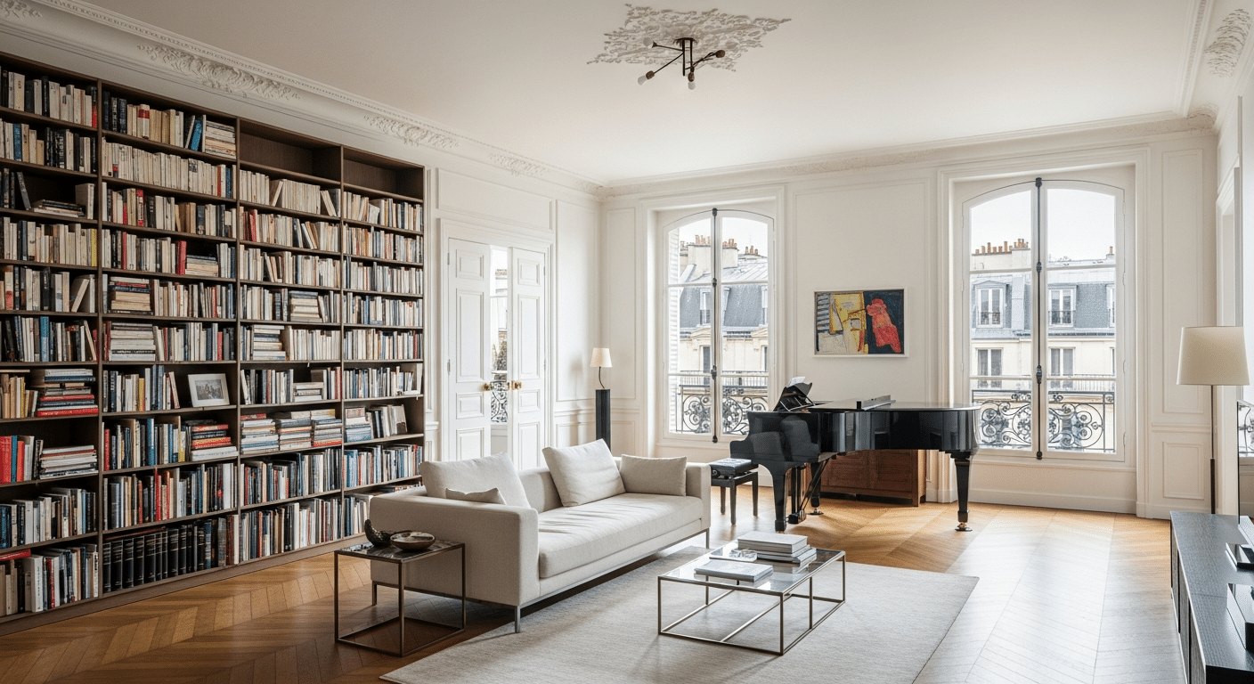 Dans les coulisses du prestigieux appartement parisien de Claire Chazal ...