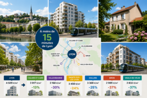 Lyon devient trop chère ? Ces communes voisines offrent jusqu'à 40 % de surface en plus