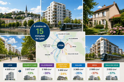 Lyon devient trop chère ? Ces communes voisines offrent jusqu'à 40 % de surface en plus