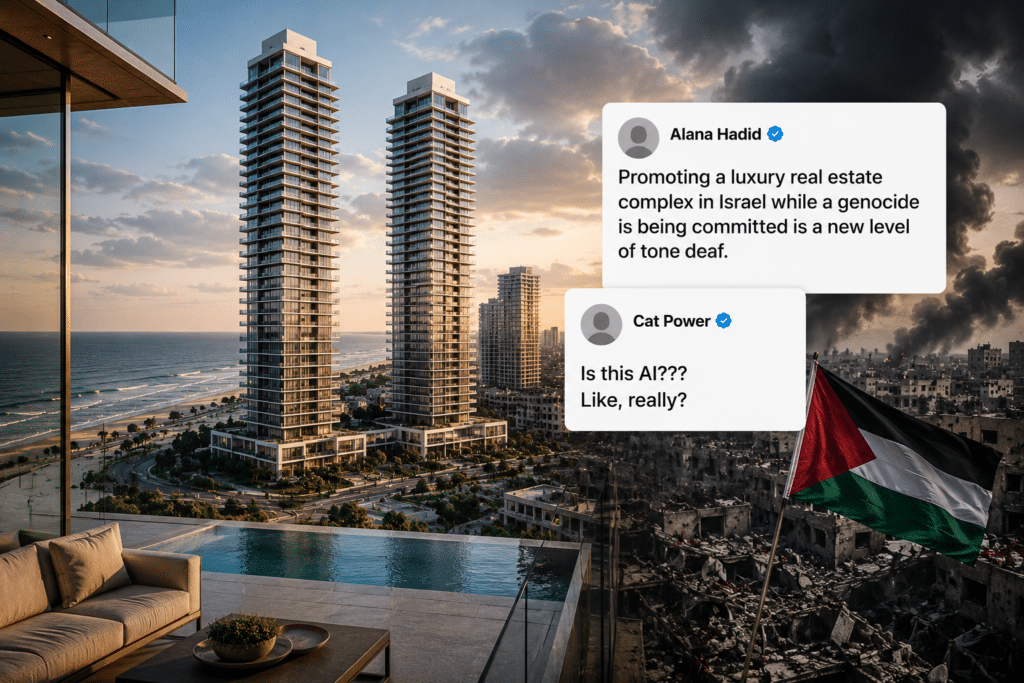 En pleine guerre à Gaza, cette campagne immobilière avec Gwyneth Paltrow choque les internautes