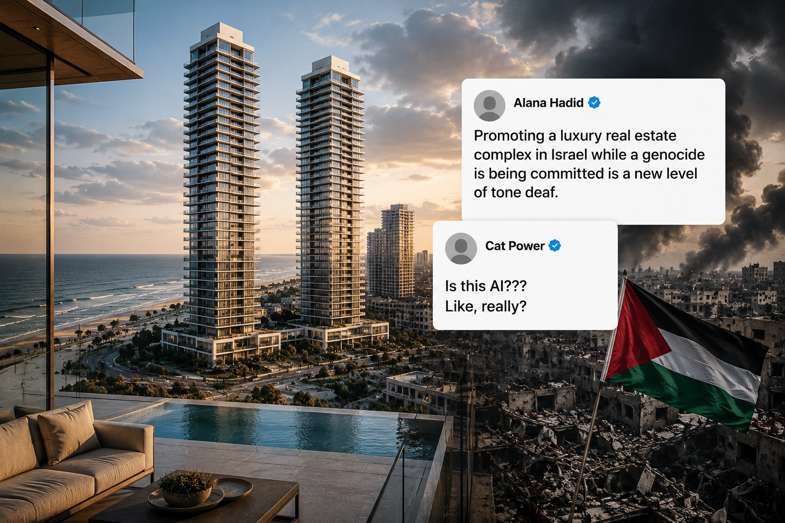 En pleine guerre à Gaza, cette campagne immobilière avec Gwyneth Paltrow choque les internautes