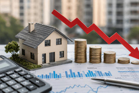 Immobilier 2026 : BPCE prévoit une baisse des ventes et des taux à 3,43 %