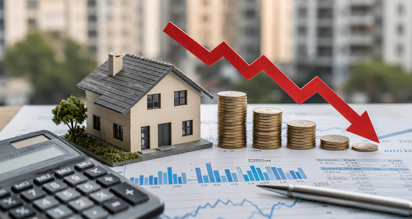 Immobilier 2026 : BPCE prévoit une baisse des ventes et des taux à 3,43 %