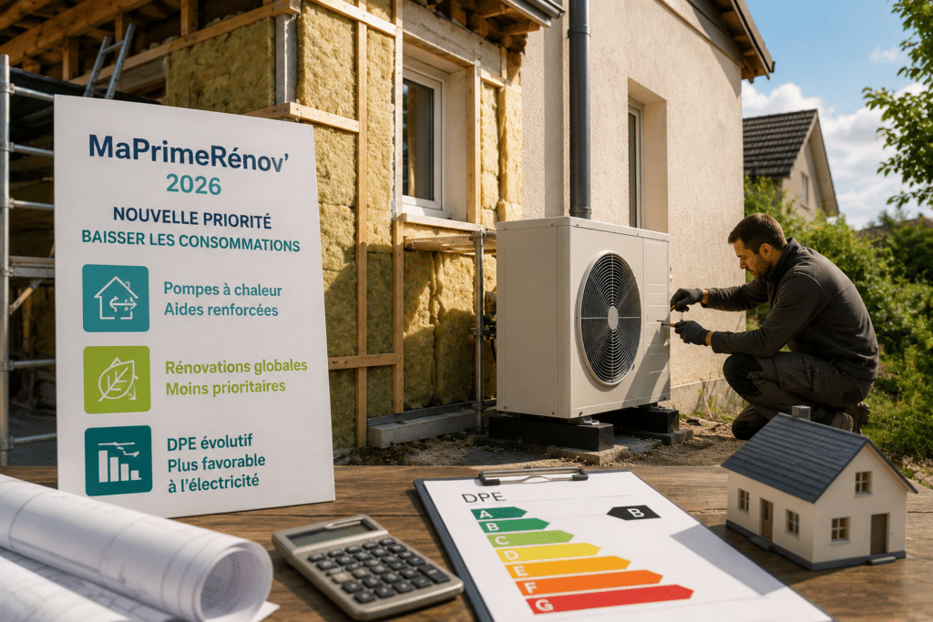 Pompes à chaleur, DPE, isolation : pourquoi les aides changent de cap en 2026