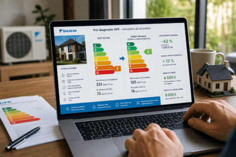 DPE : Daikin propose une solution pour estimer les gains avant des travaux de chauffage