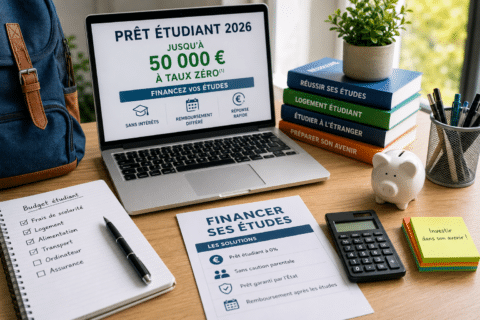 Jusqu’à 50 000 € sans intérêts : le comparatif des prêts étudiants en 2026