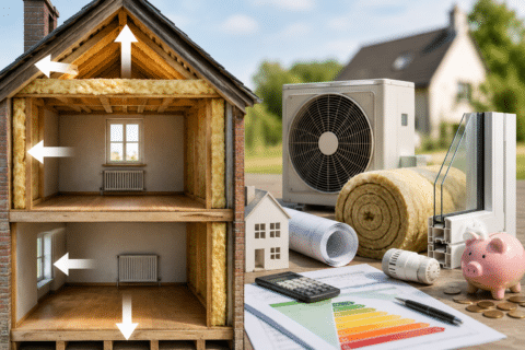Isolation, chauffage, ventilation : les vrais travaux qui changent un logement