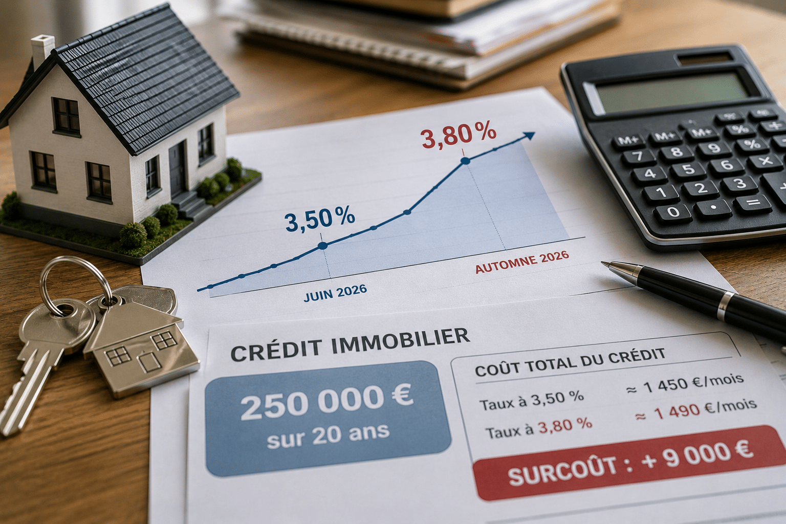 Crédit immobilier : cette hausse des taux annoncée pourrait coûter des milliers d’euros