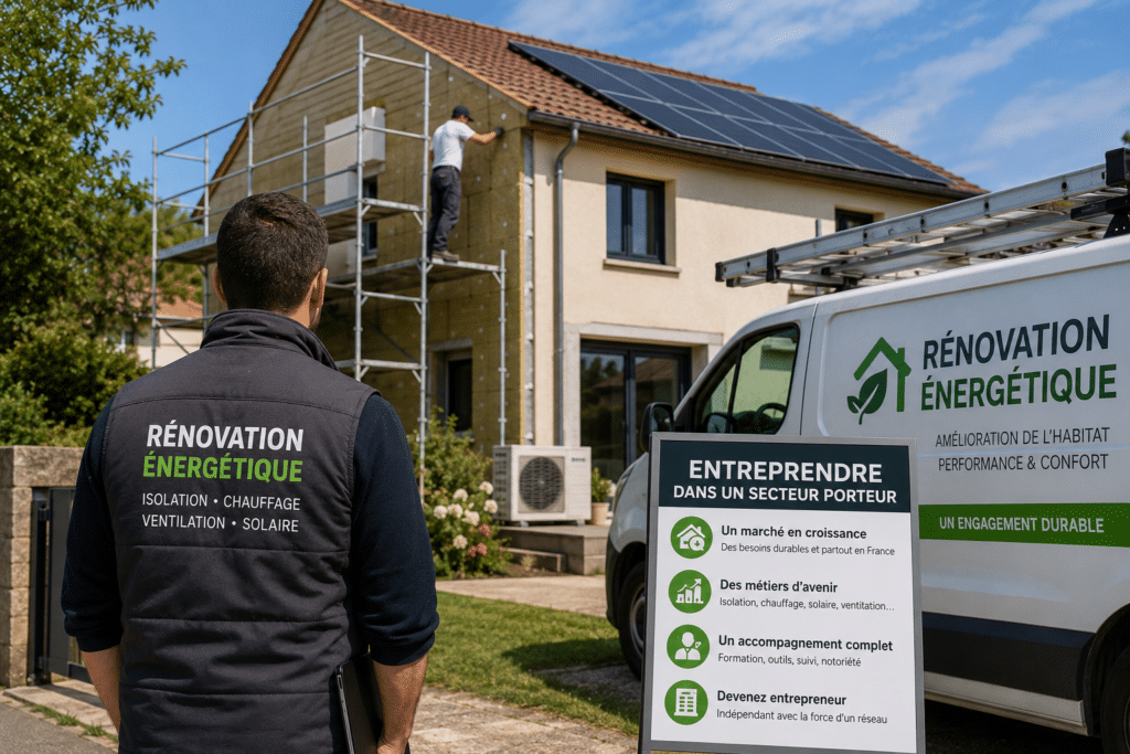 Rénovation énergétique : pourquoi ce secteur séduit de plus en plus d'entrepreneurs en 2026
