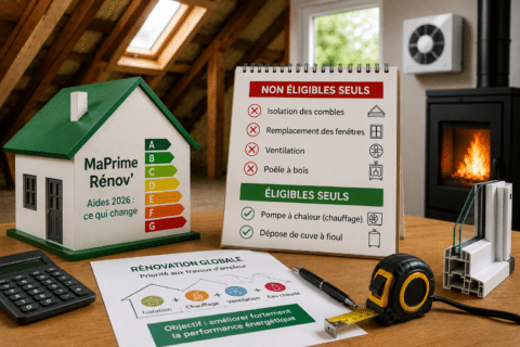MaPrimeRénov' 2026 : ces travaux ne sont désormais plus financés par l'État